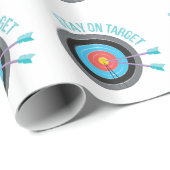 Blijf op het doel cadeaupapier (Rol Hoek)