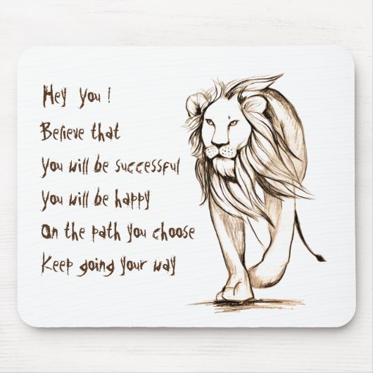 Blijf op je weg muismat (Voorkant)