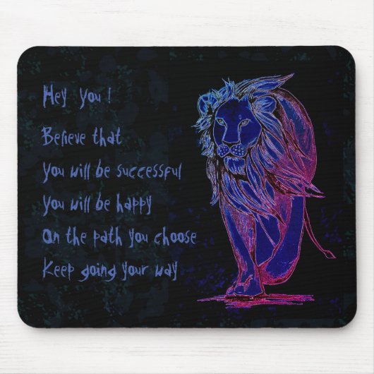 Blijf op je weg muismat (Voorkant)