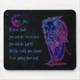 Blijf op je weg muismat