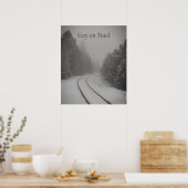 Blijf op nummer Bossen Poster (Keuken)