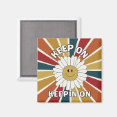 Blijf op retro magneet (Voorkant / Achterkant)