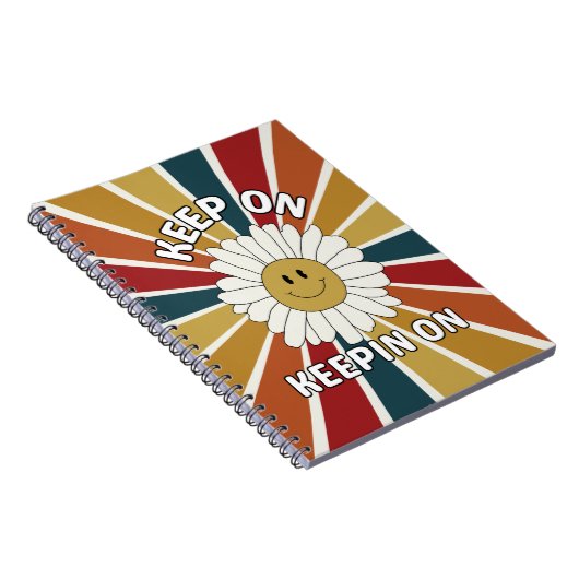 Blijf op Retro Notitieboek (Rechterzijde)