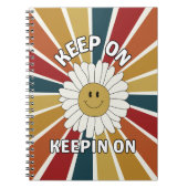 Blijf op Retro Notitieboek (Voorkant)