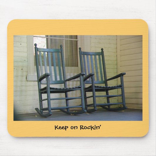 Blijf op Rockin' Muismat (Voorkant)