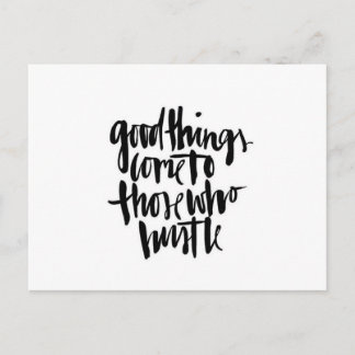 Blijf op schema briefkaart