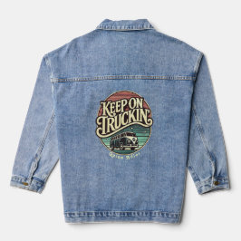 Blijf op Truckin’ Retro 60s T-shirt Denim Jacket