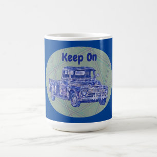 Blijf op Trucking Art Truck Mok Cup