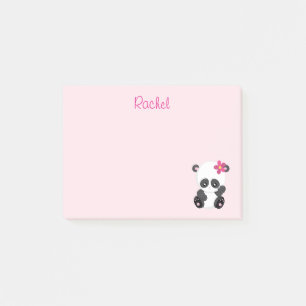 Blijf Panda Roze Post-it® Notes