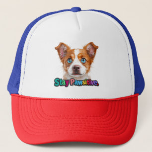 Blijf passieve hondeneditie trucker pet
