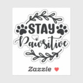 Blijf passieve sticker (Vel)