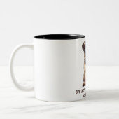 Blijf Pawsitive, mok van huisdieren & hondenmoeder (Links)