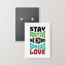 Blijf Positief Button