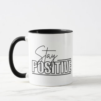 Blijf positief Combo Mok - Coffee Quote Cup
