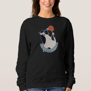 Blijf Positief Cute Tuxedo Kat Motiverende Truien Trui