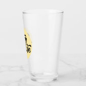 Blijf positief geel glas (Links)
