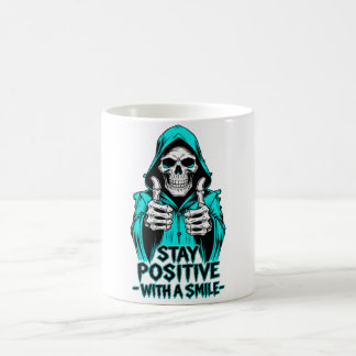 Blijf Positief – Inspirerend Motiverend Koffiemok