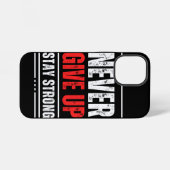 Blijf positief | iPhone 12 mini-Hoesje Hoesje (Achterkant horizontaal)