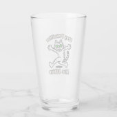 Blijf Positief Kat Glas (Achterkant)