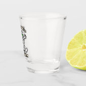 Blijf Positief Kat Shot Glas (Rechts)
