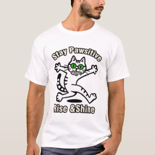 Blijf Positief Kat T-shirt