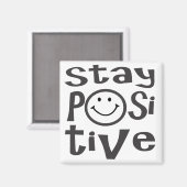 Blijf positief Magnet Magneet (Voorkant / Achterkant)