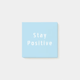 Blijf positief Motivatie Post-it® Notes