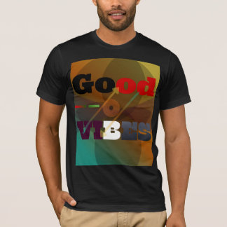 Blijf Positief Motiverende Typografie Heren T-Shir T-shirt