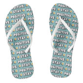 Blijf Positief Teenslippers (Voetbed)