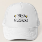 Blijf Positief Trucker Pet (Voorkant)