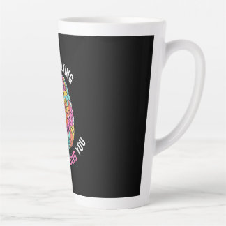 Blijf praten, ik stel je voor latte mok