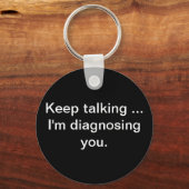 Blijf praten sleutelhanger (Voorkant)