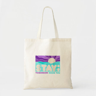 Blijf Preventie Bewustzijn Mentale Gezondheidsonde Tote Bag