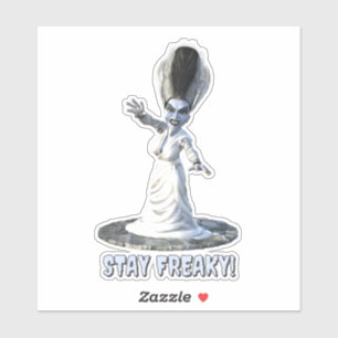 Blijf raar! Bruid van Frankenstein Sticker