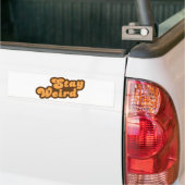 Blijf raar bumpersticker (Op Truck)