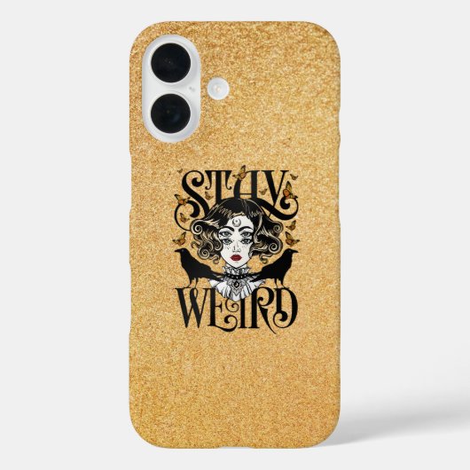 Blijf Raar Case-Mate iPhone Case (Achterkant)