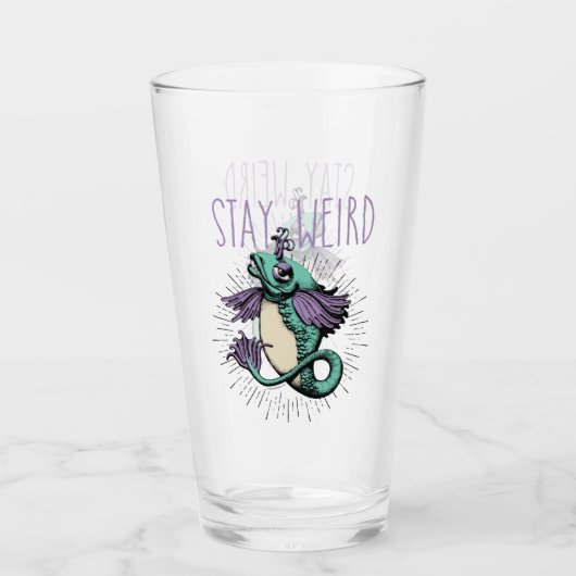 Blijf raar glas (Voorkant)
