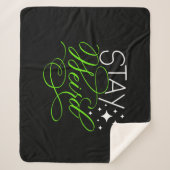 Blijf raar kosmisch eigenzinnig Motivatie citaat Sherpa Deken (Voorkant)