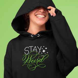 Blijf raar, nerd, introvert hoodie