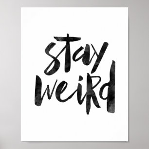 Blijf raar poster