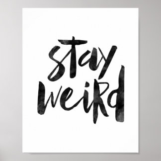 Blijf raar poster