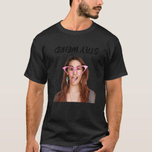 Blijf raar sarcastisch voor vrouwen meisjes Mannen T-shirt
