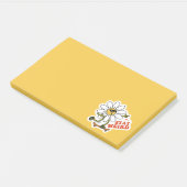 Blijf raar skateboarden Daisy Post-it® Notes (Schuin)