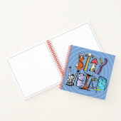 Blijf raar Sketchpad Notitieboek (Binnen)