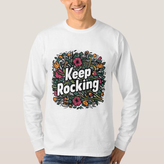 Blijf rocken T-shirt (Voorkant)