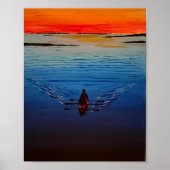 "Blijf roeien" Poster (Voorkant)