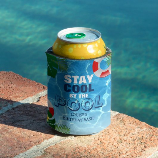 Blijf rustig aan op persoonlijke titel in de pool blikjeskoeler (Insitu Zwembad)