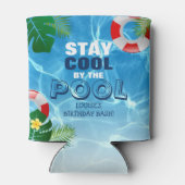 Blijf rustig aan op persoonlijke titel in de pool blikjeskoeler (Achterkant)