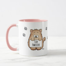 Blijf rustig - Cute Cat Lovers Coffee-Mok