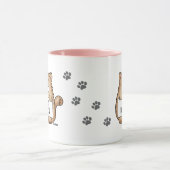 Blijf rustig - Cute Cat Lovers Coffee-Mok Mok (Midden)